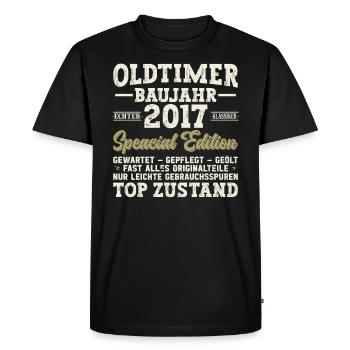 2017 - 2017 vintage - Fantastic since 2017 - Men's Premium Organic T-Shirt - black - Front - Nico (187cm)