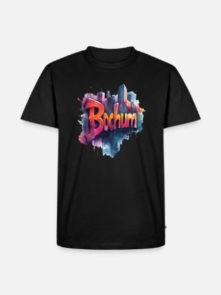 Bochum - Männer Premium Bio T-Shirt - Schwarz