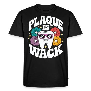 Humour Dentaire Rétro Femme Dentiste - T-shirt Premium bio Homme - noir - Devant - Nico (187cm)