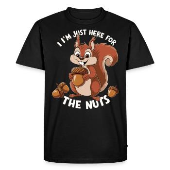 Blague Drôle Humour Adulte - T-shirt Premium bio Homme - noir - Devant - Nico (187cm)