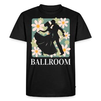 Female Ballroom Dancer Prom Dance - Men's Premium Organic T-Shirt - black - Front - Nico (187cm)