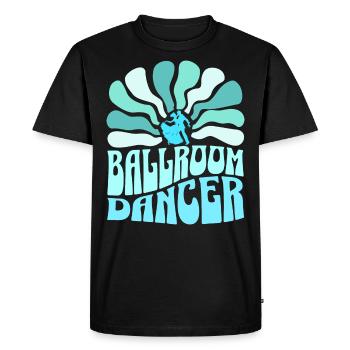 Female Ballroom Dancer Prom Dance - Men's Premium Organic T-Shirt - black - Front - Nico (187cm)