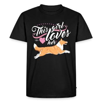pkcolliegirl3 - Men's Premium Organic T-Shirt - black - Front - Nico (187cm)