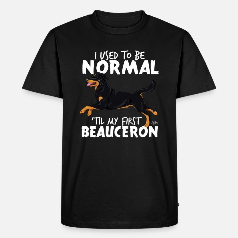 beauceronnormal2 - Männer Premium Bio T-Shirt - Schwarz