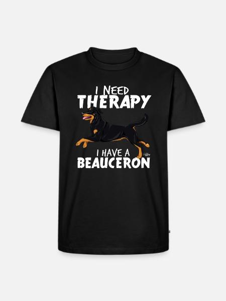 beaucerontherapy5 - Men's Premium Organic T-Shirt - black