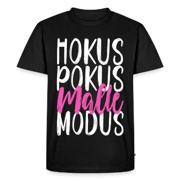 Hokus Pokus Malle Modus - Mallorca lustige Sprüche - Männer Premium Bio T-Shirt - Schwarz - Vorne - Nico (187cm)