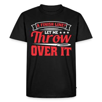 Discus Throw Discus Thrower Athletics Discus - Men's Premium Organic T-Shirt - black - Front - Nico (187cm)