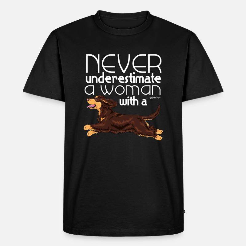 cockerunderestimate5 - Männer Premium Bio T-Shirt - Schwarz