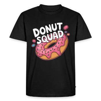 Donut Squad Beignets Beignets - T-shirt Premium bio Homme - noir - Devant - Nico (187cm)