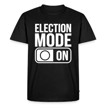Mode électoral sur les élections américaines - T-shirt Premium bio Homme - noir - Devant - Nico (187cm)