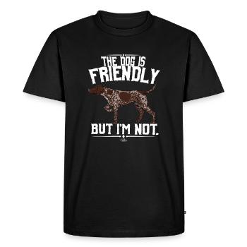 ssfriendly6 - Men's Premium Organic T-Shirt - black - Front - Nico (187cm)