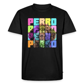 NASSU - Perro Carneval - Men's Premium Organic T-Shirt - black - Front - Nico (187cm)