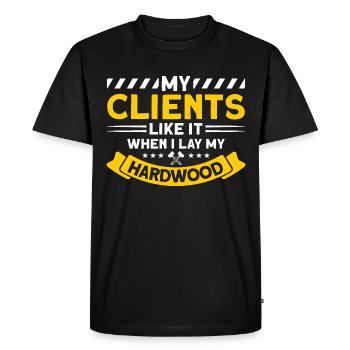 Flooring Flooring Installer Tiler Flooring - Men's Premium Organic T-Shirt - black - Front - Nico (187cm)