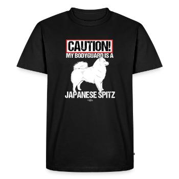 japaneseguard - Men's Premium Organic T-Shirt - black - Front - Nico (187cm)