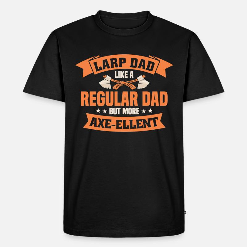 LARP Live-Action-Rollenspiel - Männer Premium Bio T-Shirt - Schwarz