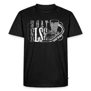 Big single ELSE - Men's Premium Organic T-Shirt - black - Front - Nico (187cm)