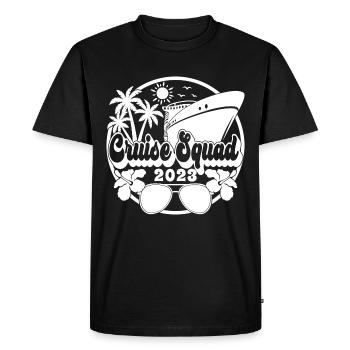 Cruise Squad 2023 Croisière Famille Amis Vacances - T-shirt Premium bio Homme - noir - Devant - Nico (187cm)