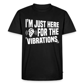 Deaf Deaf Sign Language Deaf Pride - Men's Premium Organic T-Shirt - black - Front - Nico (187cm)
