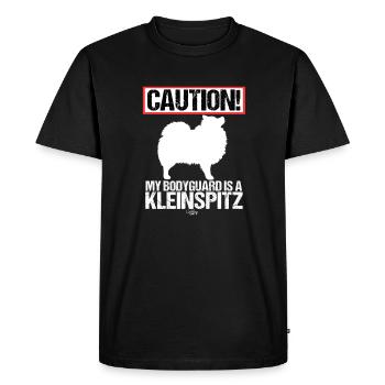 kleinbodyguard - Men's Premium Organic T-Shirt - black - Front - Nico (187cm)
