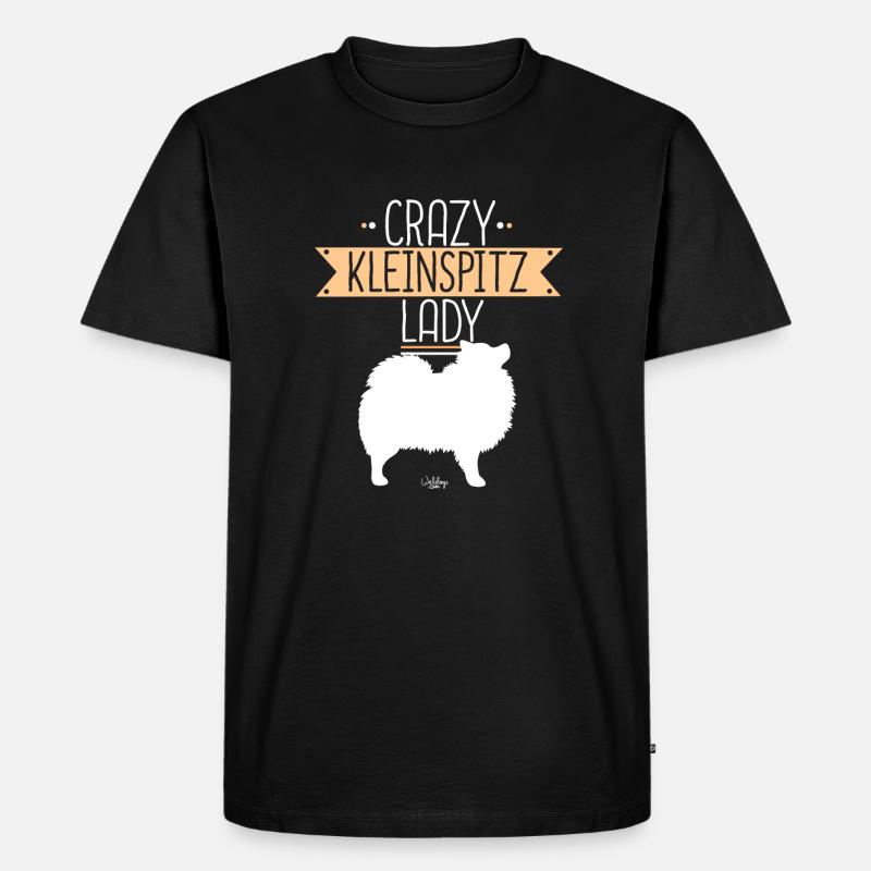 kleine Dame - Männer Premium Bio T-Shirt - Schwarz
