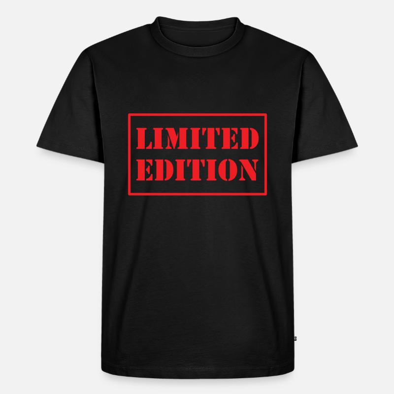 Limited Edition - Spruch - Geschenk - Männer Premium Bio T-Shirt - Schwarz