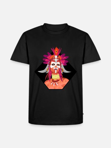 SCHÄDEL - Männer Premium Bio T-Shirt - Schwarz