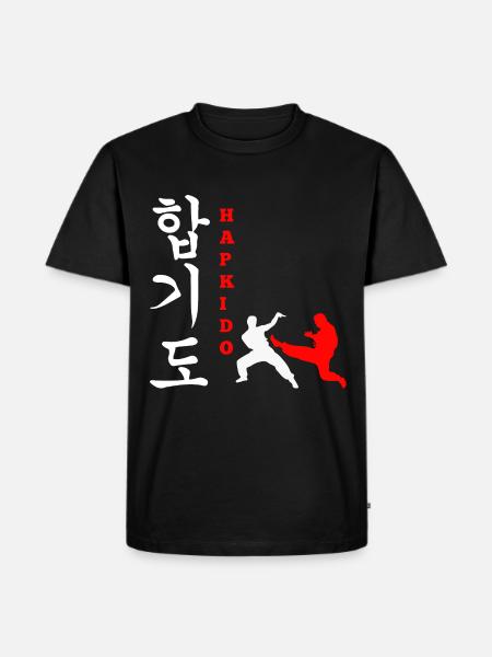 Hapkido-Kampfkunst-Geschenk - Männer Premium Bio T-Shirt - Schwarz