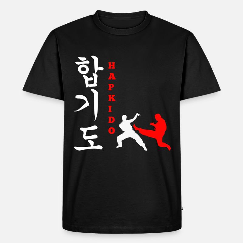 Hapkido-Kampfkunst-Geschenk - Männer Premium Bio T-Shirt - Schwarz