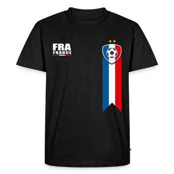 France championnat d europe football équipe france - T-shirt Premium bio Homme - noir - Devant - Nico (187cm)