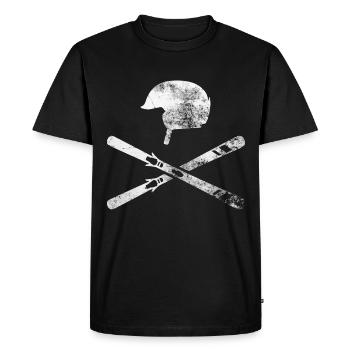Ski - (5) - T-shirt Premium bio Homme - noir - Devant - Nico (187cm)
