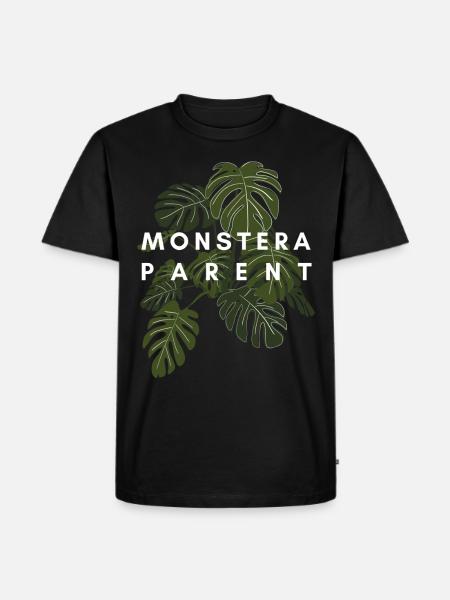 MONSTERA PARENT - Men's Premium Organic T-Shirt - black