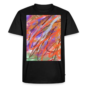 Art . - T-shirt Premium bio Homme - noir - Devant - Nico (187cm)