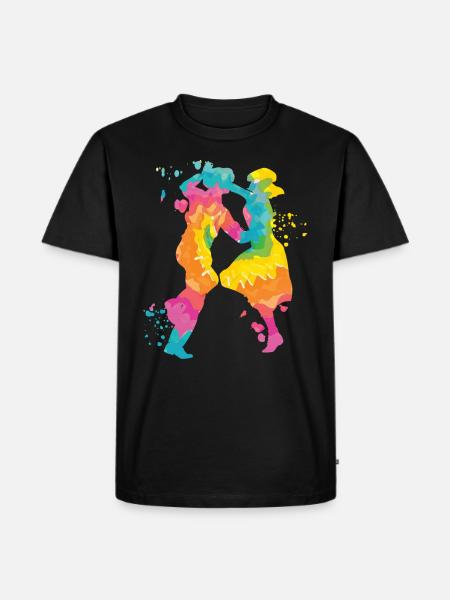Danse Swing 60s Boogie Woogie - T-shirt Premium bio Homme - noir