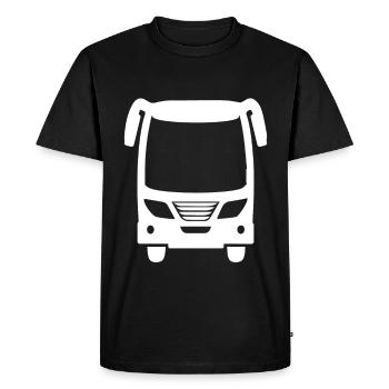 Autocar, conception omnibus pour le conducteur de bus - T-shirt Premium bio Homme - noir - Devant - Nico (187cm)