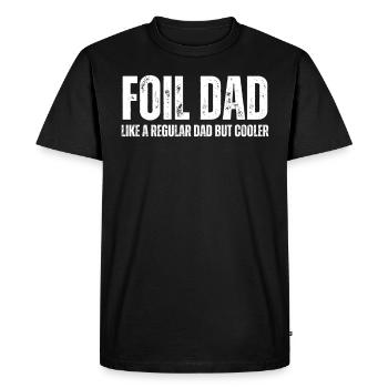 Foil Dad Wing Foil Wingsurfing Foil Wing - Men's Premium Organic T-Shirt - black - Front - Nico (187cm)