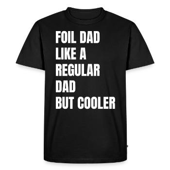 Foil Dad Wing Foil Wingsurfing Foil Wing - Men's Premium Organic T-Shirt - black - Front - Nico (187cm)