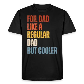 Foil Dad Wing Foil Wingsurfing Foil Wing - Men's Premium Organic T-Shirt - black - Front - Nico (187cm)