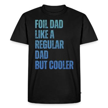 Foil Dad Wing Foil Wingsurfing Foil Wing - Men's Premium Organic T-Shirt - black - Front - Nico (187cm)