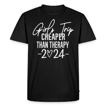 Girl Weekend Girls Trip Beach Vibes 2024 - Men's Premium Organic T-Shirt - black - Front - Nico (187cm)