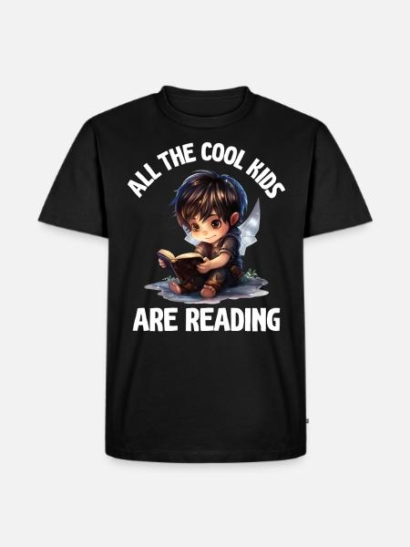 All Cool Kids Read Teachers - Men's Premium Organic T-Shirt - black