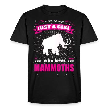 Just a Girl who loves Mammuts Outfit - Men's Premium Organic T-Shirt - black - Front - Nico (187cm)