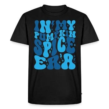 Groovy à l’époque de mes épices à la citrouille - T-shirt Premium bio Homme - noir - Devant - Nico (187cm)