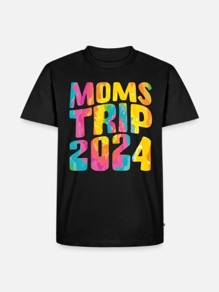 Moms Trip 2024 - Männer Premium Bio T-Shirt - Schwarz