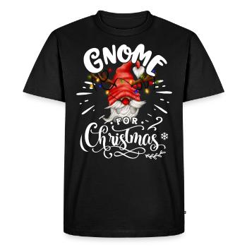 Gnomies de Noël Gnome pour Noël Weihnachten - T-shirt Premium bio Homme - noir - Devant - Nico (187cm)