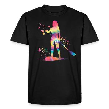 Stand Up Paddling Stand Up Board Sup - Men's Premium Organic T-Shirt - black - Front - Nico (187cm)