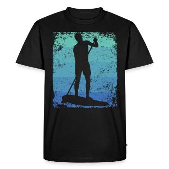 Stand Up Paddle Stand Up Board Sup - T-shirt Premium bio Homme - noir - Devant - Nico (187cm)