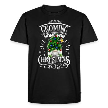 Gnoming Home pour Noël Weihnachtsgnom - T-shirt Premium bio Homme - noir - Devant - Nico (187cm)