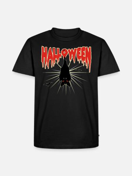Halloween bat - Men's Premium Organic T-Shirt - black