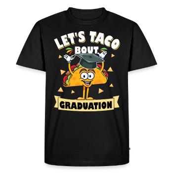 Cérémonie de remise des diplômes Let’s Taco Bout - T-shirt Premium bio Homme - noir - Devant - Nico (187cm)