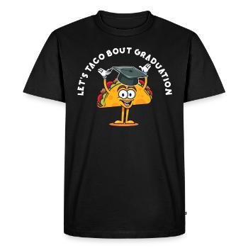 Cérémonie de remise des diplômes Let’s Taco Bout - T-shirt Premium bio Homme - noir - Devant - Nico (187cm)